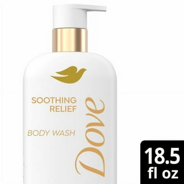 2X - Dove Body Wash Fragrance Free Soothing Relief With Colloidal Oatmeal