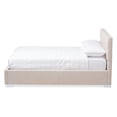 thumbnail image 4 of Baxton Studio Sophie Modern and Contemporary Upholstered Platform Bed, Multiple Sizes, Multiple Colors, 4 of 5