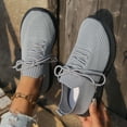 thumbnail image 7 of Women Thick-Soled Solid Sneakers Casual Mesh Walking Shoes Lightweight Sport Shoes Tennis Sneakers for Women Stylish, 7 of 7