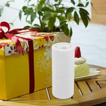 HEATSHAKING 1Pcs Tulle Fabric White Dacron Roll for Wedding Decorations Bridal Shower Decorations 15cm x 25 Yards