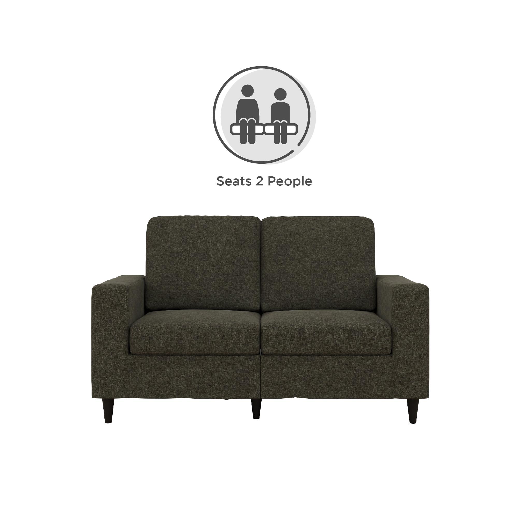 DHP Cooper Loveseat 2 Seater Sofa, Gray Linen - image 5 of 17
