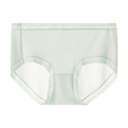 Breathable Seamless Underwear for Women Panty Packs  Women Medium-Waist Briefs Solid Color Women Underwear