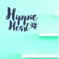 thumbnail image 1 of Custom Decals Hippie Heart Wall Art Size: 10 X 20 Inches Color: As Seen, 1 of 1