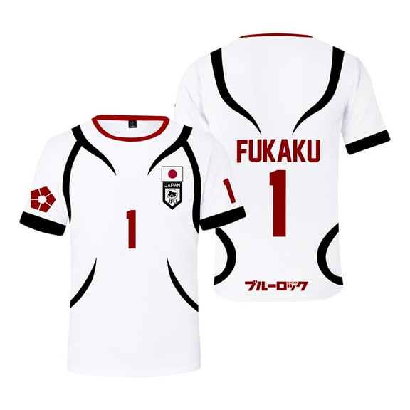 Blue Lock Anime T-shirt Cosplay Jersey Shirts Crewneck Short Sleeve Tee Women Men Streetwear Tops