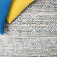 thumbnail image 6 of SAFAVIEH Lagoon Dogon Diamond Area Rug, Grey/Blue, 5'3" x 7'6", 6 of 8