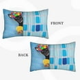 thumbnail image 4 of Haiem Pillowcase for Hair and Skin Queen - Prague Ratter Dog in Bathtub Printed Soft Pillowcase with Envelope Closure-16"x24", 4 of 9