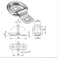 thumbnail image 2 of Pack Trailer Tie Down Eyelets - D-Rings - Tie Down Eyelets for Securing Truck, Boat, Car Loads, 2 of 3