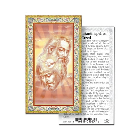 

Nicene Creed Gold-Stamped Catholic Prayer Holy Card with Prayer on Back Pack of 100