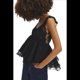 thumbnail image 2 of Camisola Sexy de Verano para Mujer, Top de Encaje con Volantes en , Tops Tipo Babydoll, Tops Cortos Y2K para Salir, Ropa de Calle para Fiestas Negro S, 2 of 6