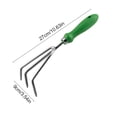 thumbnail image 3 of Plastic-handled Stainless Steel Garden Planting Tools Outdoor Vegetable And Flower Planting And Weeding Tools Household Pointed Shovel And Rake, 3 of 6