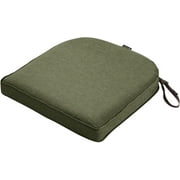 Classic Accessories Montlake Cont. Seat Cushion Foam & Slip Cover, Heather Fern, 18x18x2" Thick