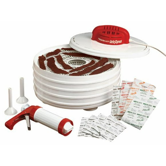Nesco FD-28JX JerkyXpress Food Dehydrator, For Jerky Snacks, White