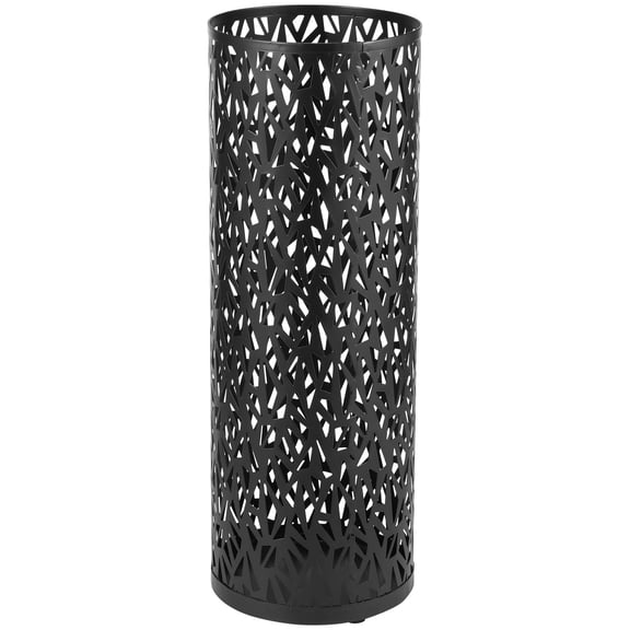 Umbrella Holder Metal Umbrella Stand Rack Freestanding Umbrella Stand Round Umbrella Holder Bin Waterproof Umbrella Storage Rack 16.5 x 6inch Indoor Walking Stick Holder