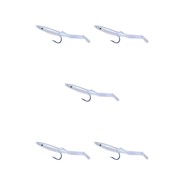relayinert 6 Pcs Leurres de Pêche Accessoires de Pêche Professionnels Petits Appâts Simulation Hameçon Accessoires Appâts de Pêche Perle Bleue 5Ensemble
