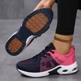 thumbnail image 3 of Rokment Air Cushion Running Shoes for Women Lightweight Comfortable Mesh Tennis Walking Shoes Breathable Mesh Gym Non Slip Work Fashion Sneakers Athletic Casual Hot Pink Size 8.5, 3 of 6