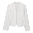 thumbnail image 6 of BEFOKA Blouses Jackets for Women Open Front Blazer Jackets 2025 Solid Color Blazers Long Sleeve Tops for Women Casual Outfits Office Work Suit Slim Fits for S-2X, 6 of 9
