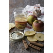 Kilner 11.8 oz Wide Mouth Preserve, Reusable Metal Screw Band, Canning Jar