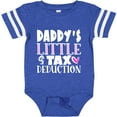 thumbnail image 3 of Inktastic Daddy's Little Tax Deduction Pink Hearts Boys or Girls Baby Bodysuit, 3 of 5