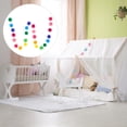 thumbnail image 5 of Bola de fieltro Banner Colgantes Pom Pom Bola Adornos de cadena Decoración de habitación de niños, 5 of 5