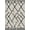 Black, Pattern 1, variant on ODIKA 4'x6' Black Ivory Geometric Medallion Pixelated Washable Area Rug Traditional Stepped Motif Pattern With Repeating Stain Resistant, Low Pile, Easy Care for Dorm Room, Small Living