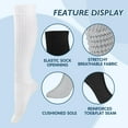 thumbnail image 4 of Women's Fall Winter Knit Slouch Socks, Soft Extra Long Scrunch Knee High Sock Slouchy Boot Socks, 4 of 7