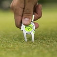 thumbnail image 3 of Callaway Golf 4 in 1 Divot Repair Tool, includes Ball Marker, Brush and Groove Cleaner, Green, 3 of 7