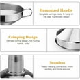 thumbnail image 3 of Stainless steel funnel set, 4 piece jam funnel Filling funnel Funnel set with handle, tin tongs Stainless steel funnel for transferring spices, liquids, powder, beans, jam, 3 of 5