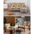 thumbnail image 6 of Vintage Boho Floral Couch Cushion Covers Stretch, Washable Sofa Seat Covers Individual Seat Cushion Sofa Slipcovers Yellow Pink Floral Bohemia Beige Couch Cover Furniture Protector S-1PCS, 6 of 7