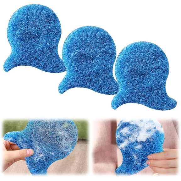 Pet Hair Remover Balls for Washing Machine, 2025 New Update Dog Hair Remover for Laundry, Reusable Hair and Lint Catcher, Wet and Dry Use Pet Hair Catcher (5, Bule)