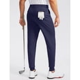 thumbnail image 3 of Pantalones deportivos de golf Soothfeel para hombre, color azul marino, talla M, 3 of 6