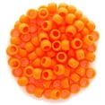 thumbnail image 2 of Essentials by Leisure Arts Pony Beads, 6x9mm, Opaque Orange, 750pc – Bracelet Making Kit for Jewelry and Kandi Crafts – Bulk Craft Beads for Friendship Bracelets and DIY Projects, 2 of 4