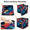 thumbnail image 4 of Platypus Foldable Storage Bin with Handle, 10.8"x10.5"x10.6", Large Capacity Toy Box Organizers, 4 of 6