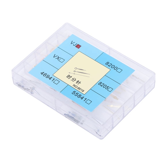 Juego de manecillas de reloj de hora, minuto y segundo, Kit de manecillas de reloj de repuesto de aleación para piezas de reparación de relojero