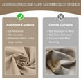 thumbnail image 6 of Aoodor 10' x 12' Gazebo Curtain Set Protecting Privacy Side Walls 4 Panels, Curtain Only - Sand Yellow and Khaki, 6 of 10
