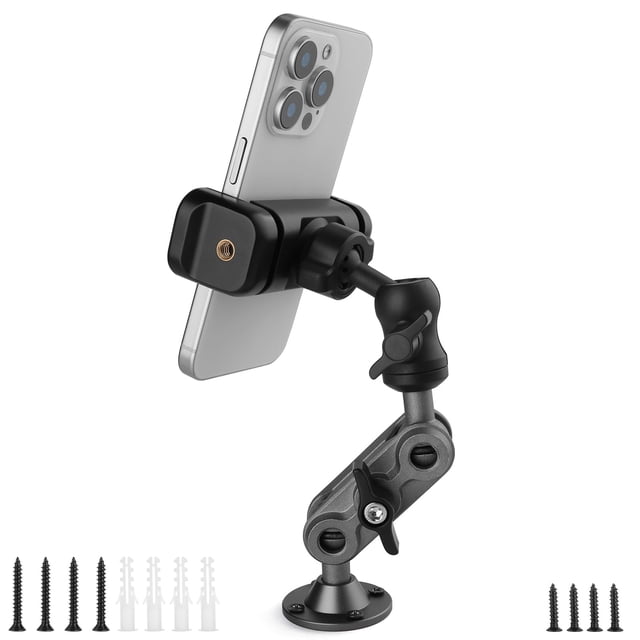 Soporte para teléfono, soporte de pared, base perforadora Mippko para iPhone