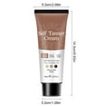 thumbnail image 4 of Fiudx Crema Bronceadora, Autobronceador Marrón Gelato Tan, Gel Solar Hidratante Solara Glow, Fórmula Natural de Zanahoria Vita Bronze, Diversión Familiar En La Playa, Regalo para Todo Tipo de Piel, T, 4 of 7