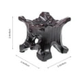 thumbnail image 3 of Weiweiguan 1Pc Crystal Ball Wooden Base Decorative Yellow River Stone Base Exquisite Rack (As Shown), 3 of 6