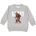 thumbnail image 2 of Inktastic Bigfoot Sassy Happy Sasquatch Toddler Sweatshirt, 2 of 4