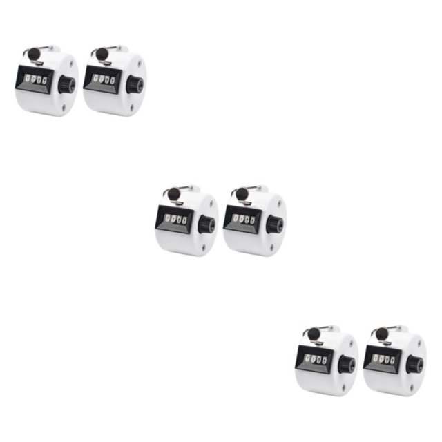relayinert 2x Unisex Manual Counting Tally With Clear Accurate Scale For Easy Materials White 3Set