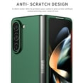 thumbnail image 4 of For Samsung Galaxy Z Fold 7 Case,Slim & Military-Grade Protection Liquid Silicone Phone Case,Anti-Scratch Solid Color Matte Hard PC Shockproof Cover For Samsung Galaxy Z Fold 7,Darkgreen, 4 of 4