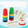 thumbnail image 4 of 48pcs Sport Stacking Cups  Speed Training Game Stacking Cups Interactive Stacking Cups for Kids and Adults  Fast Paced Fun Game for Challenge Competition  Travel Party Supplies, 4 of 8