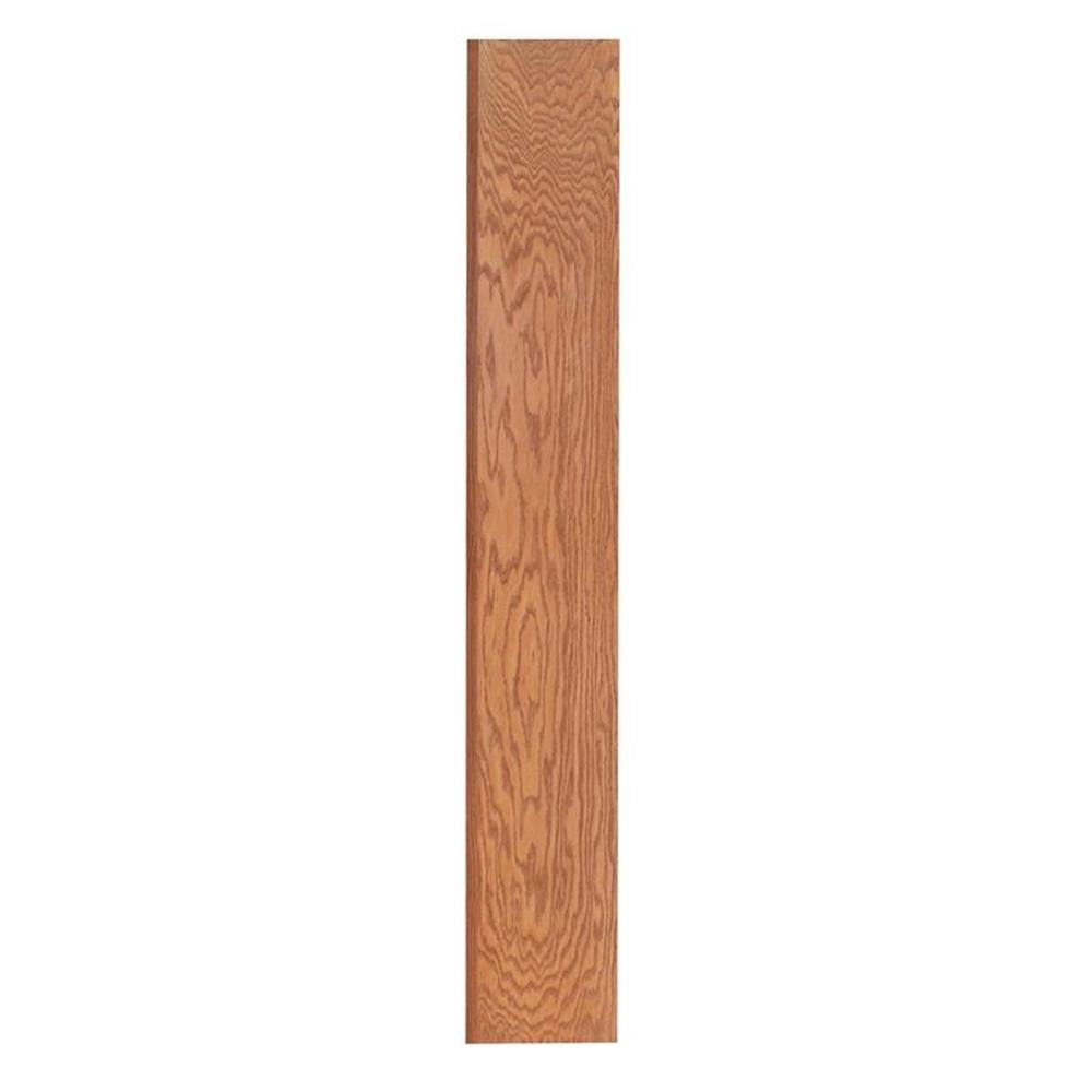 Home Square 72" Tall 15-Shelf Triple Wide Wood Bookcase in Dry Oak - Set of 2
