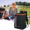 thumbnail image 4 of Bolsa para acampar, , elegante bolsa térmica de tela Oxford, bolsa con aislamiento cálido para picnic, viaje, almuerzo, DYNWAVEMX Almacenamiento de picnic, 4 of 7