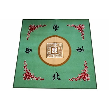 Egreaten Mahjong Paigow / Card / Game Table Cover Mahjongg Mat Green