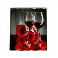 thumbnail image 1 of AMERTEER 50 % de Réduction! Nouveau Rideau de Douche Impression Numérique 3D de la Saint-Valentin Ensemble de 4 Pcs pour Décoration de Fête à la Maison Ou à l'Hôtel, 1 of 6