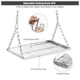 thumbnail image 3 of REDCAMP Swing Campfire Grill Stand – Collapsible Campfire Cooking Rack with 6 Hooks & Stainless Steel Grill Grate, Portable Dutch Oven Hanger for Outdoor Camping, Cookware, Bonfire, 3 of 9