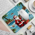 thumbnail image 2 of Alfombrilla de ratón con diseño de Papá Noel en la playa, antideslizante, para escritorio de oficina, papel secante de tela Jiaji, para portátil y escritorio impermeable para oficina y, 2 of 7