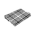 thumbnail image 5 of Black White Seamless Texture Pattern Throw Blanket, Super Soft Anti-Pilling Flannel Bed Blankets, 60"x50", 5 of 8