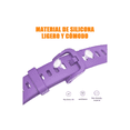 thumbnail image 2 of 3 Piezas Correa Para Huawei Band 8 De Silicón Premium Blanco + rosa claro + morado, 2 of 3