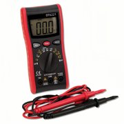 Auto-Ranging Digital Multimeter Tester,Volt Amp ohm Meter. Troubleshoots Automotive and Household Circuits. Large LED Display and Protective Boot